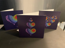 Load image into Gallery viewer, Set of 3 - Love Heart Cards