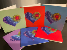 Load image into Gallery viewer, Multipack of Love Heart Cards