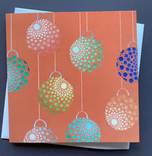 Load image into Gallery viewer, Icy Baubles Christmas Cards 6-Pack