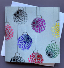 Load image into Gallery viewer, Icy Baubles Christmas Cards 6-Pack