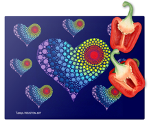 Load image into Gallery viewer, Glass Chopping Board - Love You