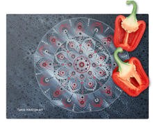 Load image into Gallery viewer, Glass Chopping Board - Moon