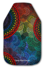 Load image into Gallery viewer, Hot Water Bottle - Rainbows