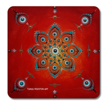 Load image into Gallery viewer, Orchid Design Flower Coasters