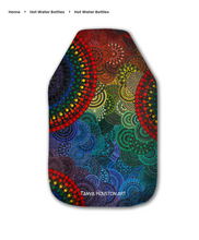 Load image into Gallery viewer, Hot Water Bottle - Rainbows