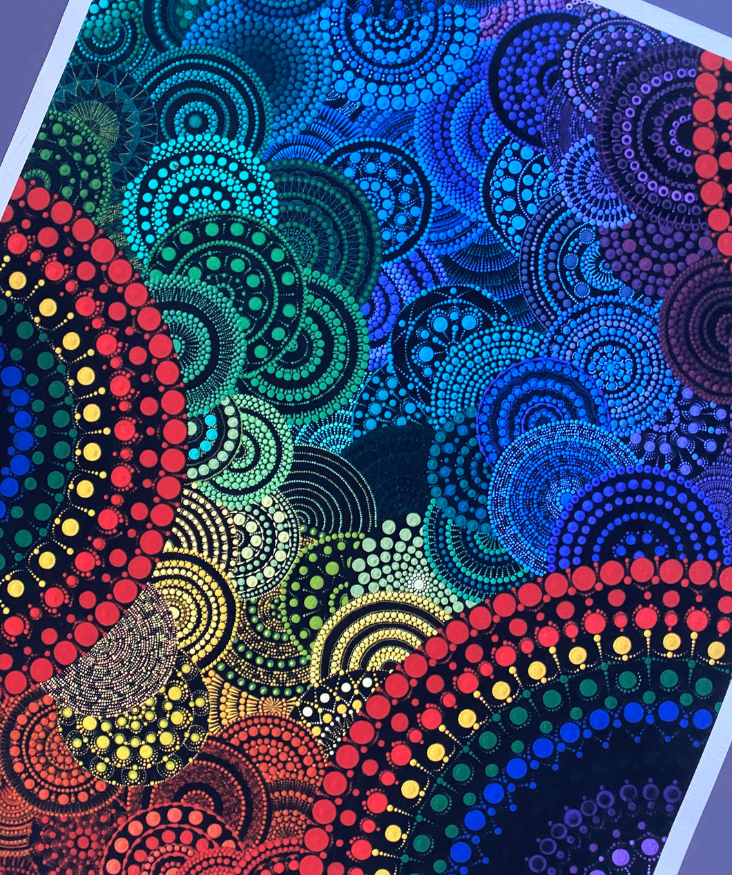 Sea of Rainbows in High Quality Paper Print