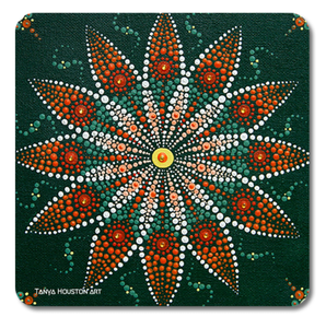 Flower Coasters